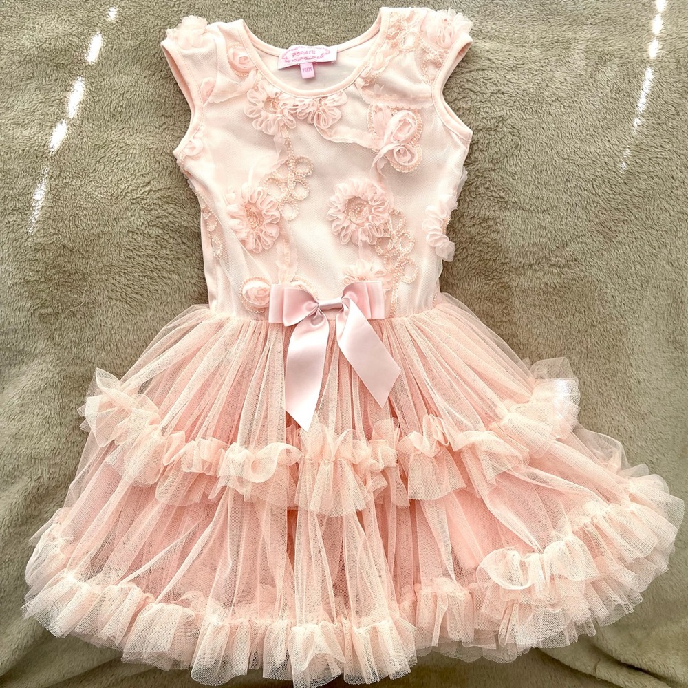 POPATU Ruffled Tulle Dress 2T/3T